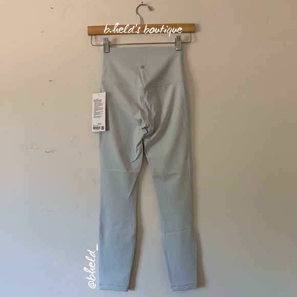 lululemon Align High-Rise Pant 25" in Ocean Air Pastel Light Blue Size 4 New NWT - Picture 9 of 12